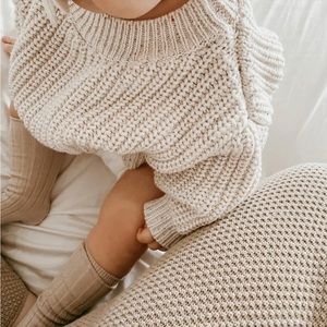 Oat & Co Chunky Knit Sweater 1-2years old